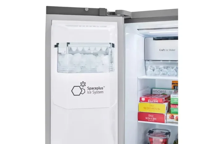 27 cu. ft. Side by Side Smart Refrigerator w/ Craft Ice, External Ice and Water Dispenser in PrintProof Stainless Steel