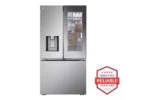 26 cu. ft. Counter-Depth MAX French Door Refrigerator w/ Mirrored Instaview & 4 types of ice, PrintProof Stainless Steel